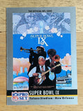 1990 Pro Set Theme Art #9 Super Bowl IX