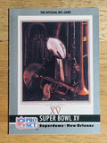 1990 Pro Set Theme Art #15 Super Bowl XV