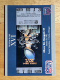 1990-91 Pro Set Super Bowl 160 #16 SB XVI Ticket