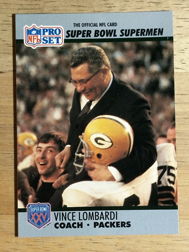 1990-91 Pro Set Super Bowl 160 #28 Vince Lombardi CO