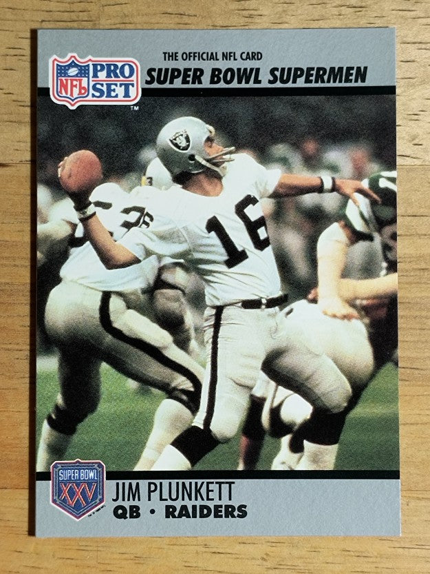 1990-91 Pro Set Super Bowl 160 #35 Jim Plunkett