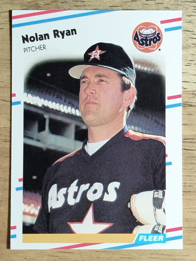 1988 Fleer Glossy #455 Nolan Ryan