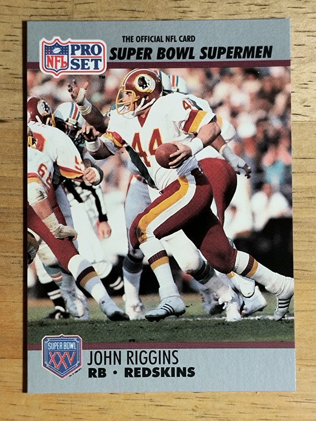 1990-91 Pro Set Super Bowl 160 #42 John Riggins