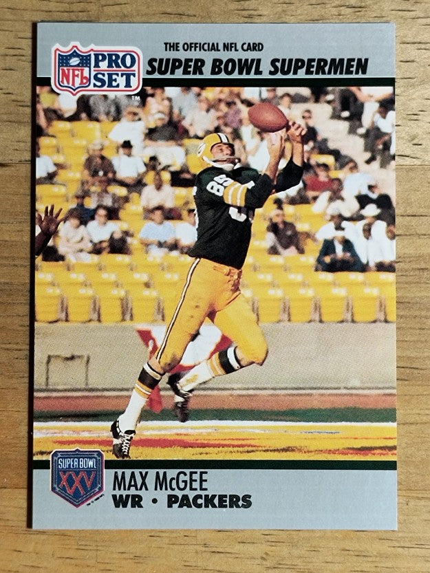 1990-91 Pro Set Super Bowl 160 #47 Max McGee