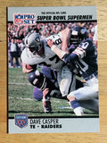 1990-91 Pro Set Super Bowl 160 #53 Dave Casper