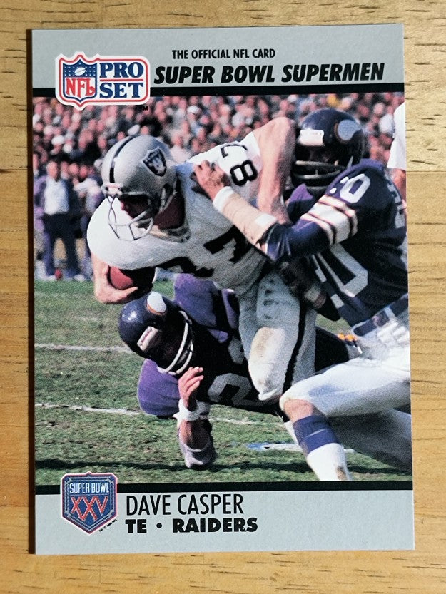 1990-91 Pro Set Super Bowl 160 #53 Dave Casper