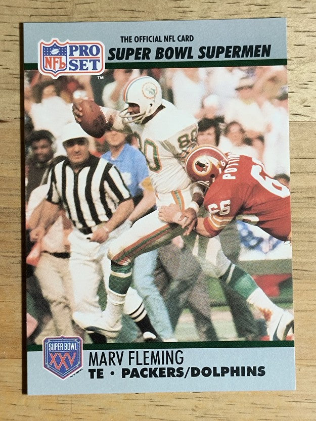 1990-91 Pro Set Super Bowl 160 #54 Marv Fleming