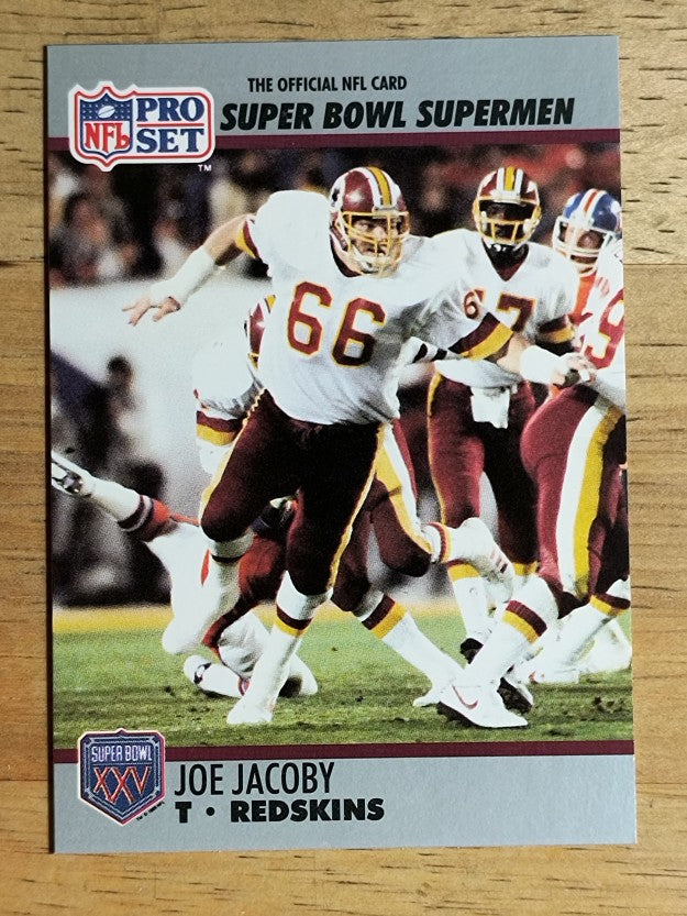 1990-91 Pro Set Super Bowl 160 #58 Joe Jacoby