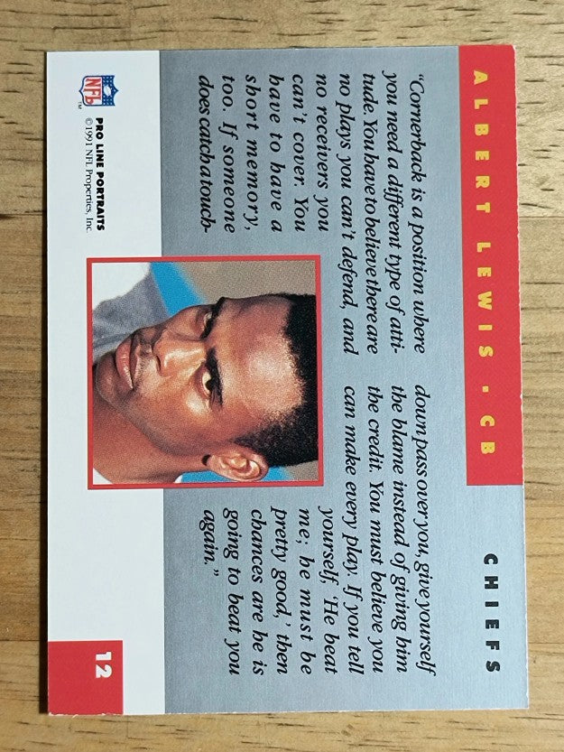 1991 Pro Line Portraits #12 Albert Lewis