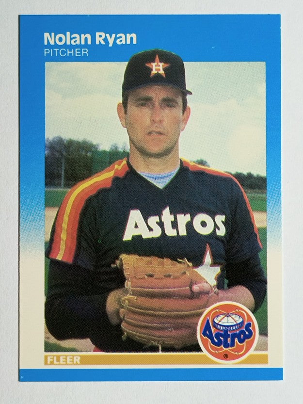1987 Fleer Glossy #67 Nolan Ryan