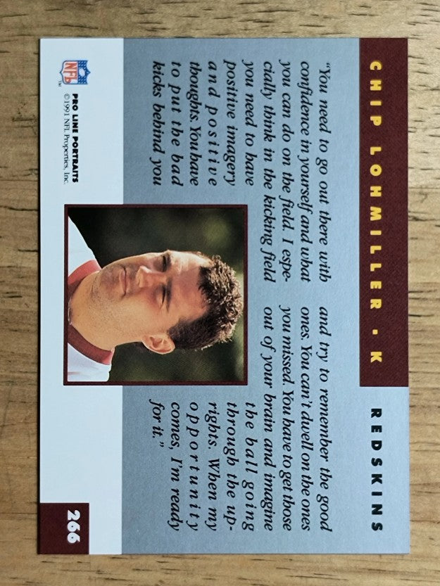 1991 Pro Line Portraits #266 Chip Lohmiller