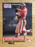 1991 Pro Set #21 Roger Craig ML/Most Career Receptions by RB