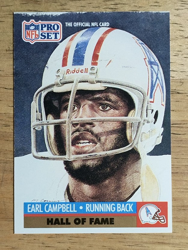 1991 Pro Set #27 Earl Campbell HOF