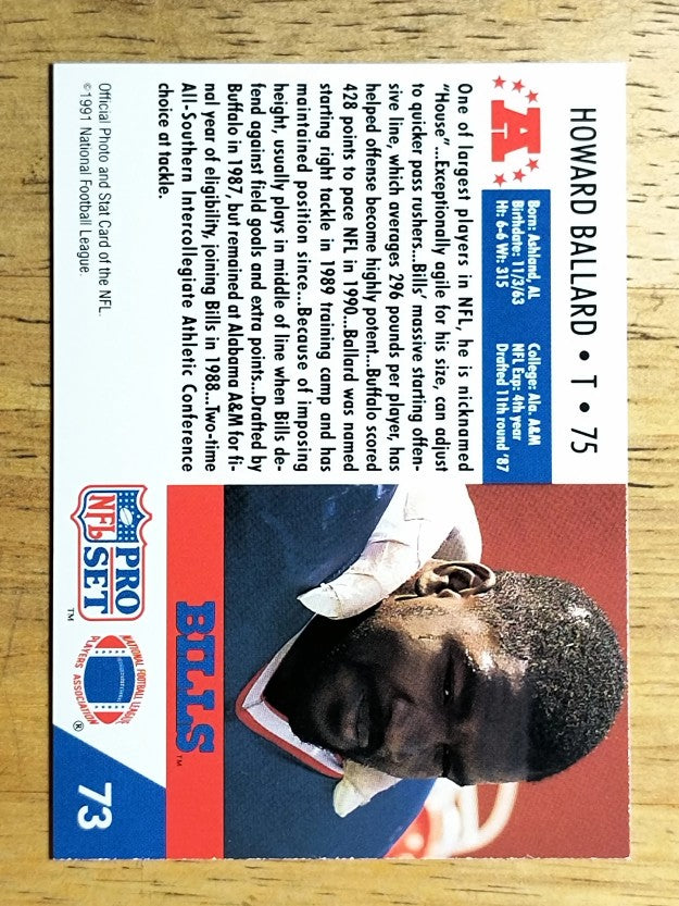 1991 Pro Set #73 Howard Ballard