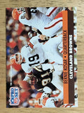 1991 Pro Set #121A Bernie Kosar/NFLPA logo on back