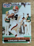 1991 Pro Set #125A Webster Slaughter/NFLPA logo on back