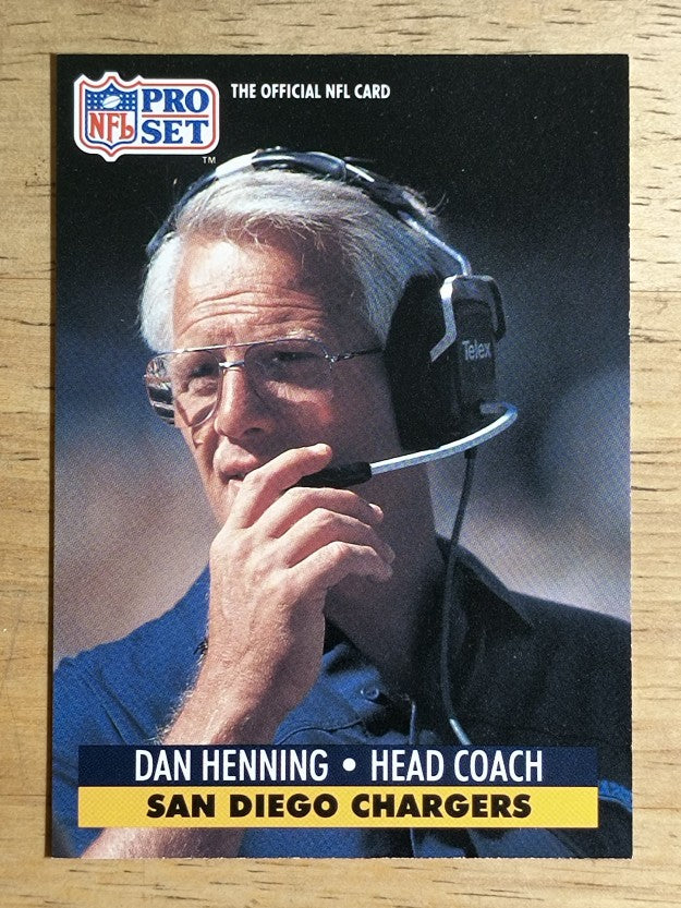 1991 Pro Set #288 Dan Henning CO