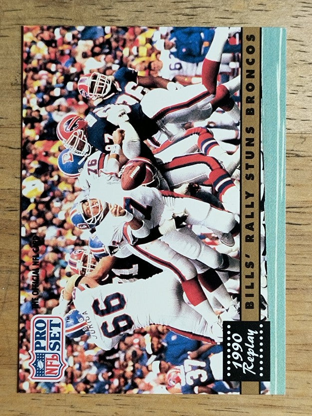 1991 Pro Set #326A John Elway REP/NFLPA logo on back (NM)
