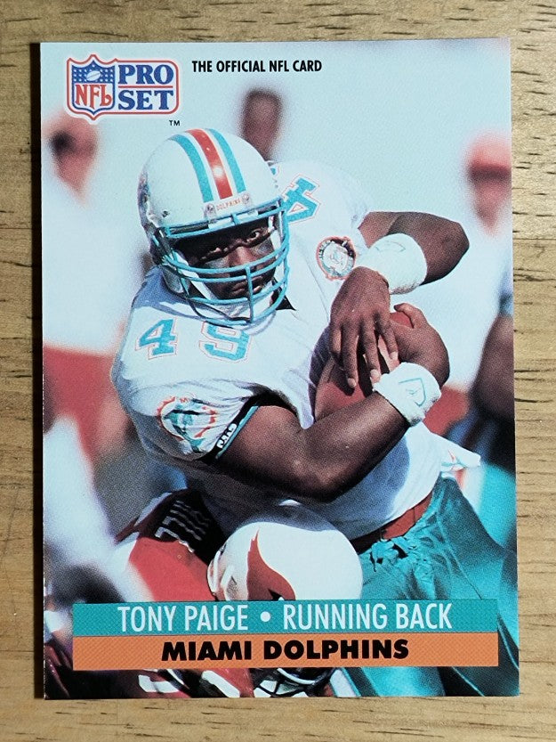1991 Pro Set #566 Tony Paige