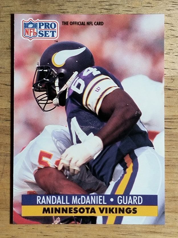 1991 Pro Set #575 Randall McDaniel