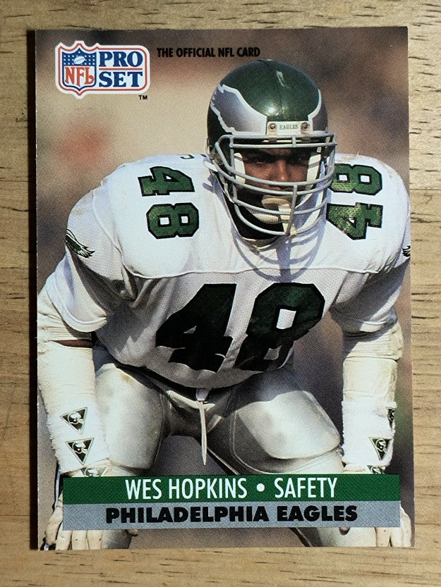 1991 Pro Set #617 Wes Hopkins
