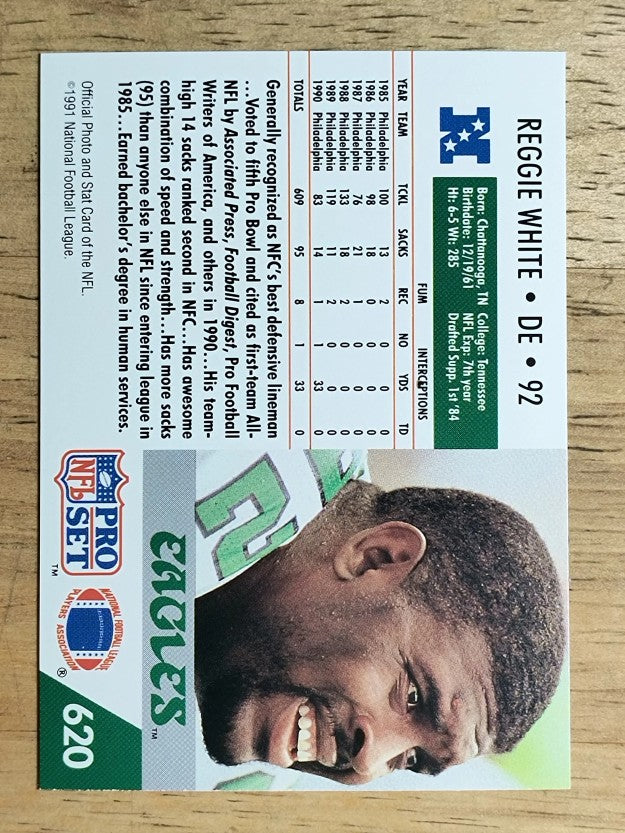 1991 Pro Set #620 Reggie White