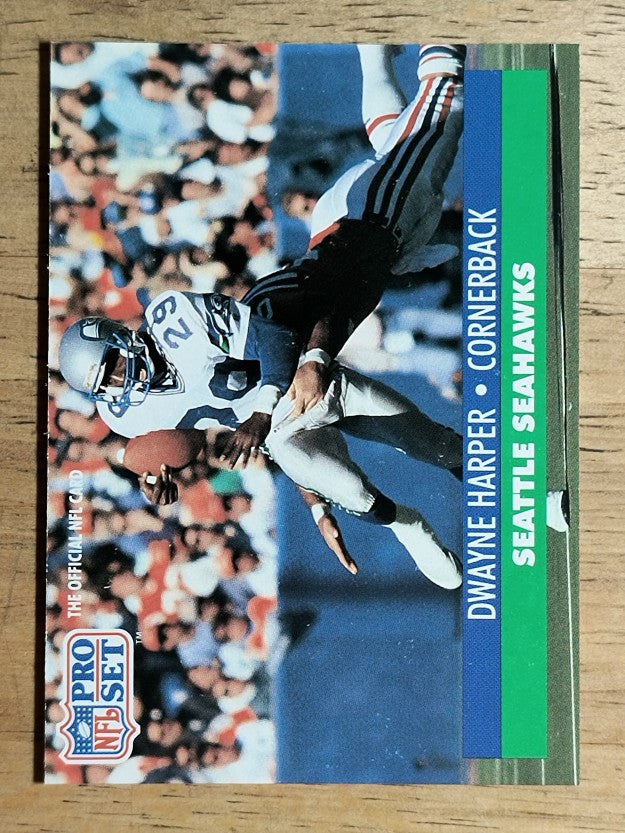 1991 Pro Set #662 Dwayne Harper RC