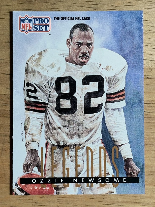 1991 Pro Set #699 Ozzie Newsome LEG