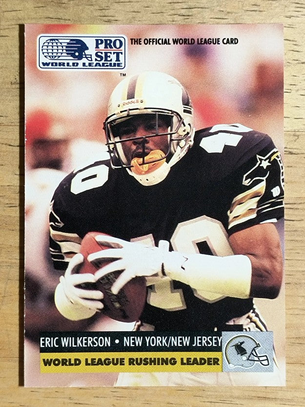 1991 Pro Set #709 Eric Wilkerson LL/NY/NJ Knights