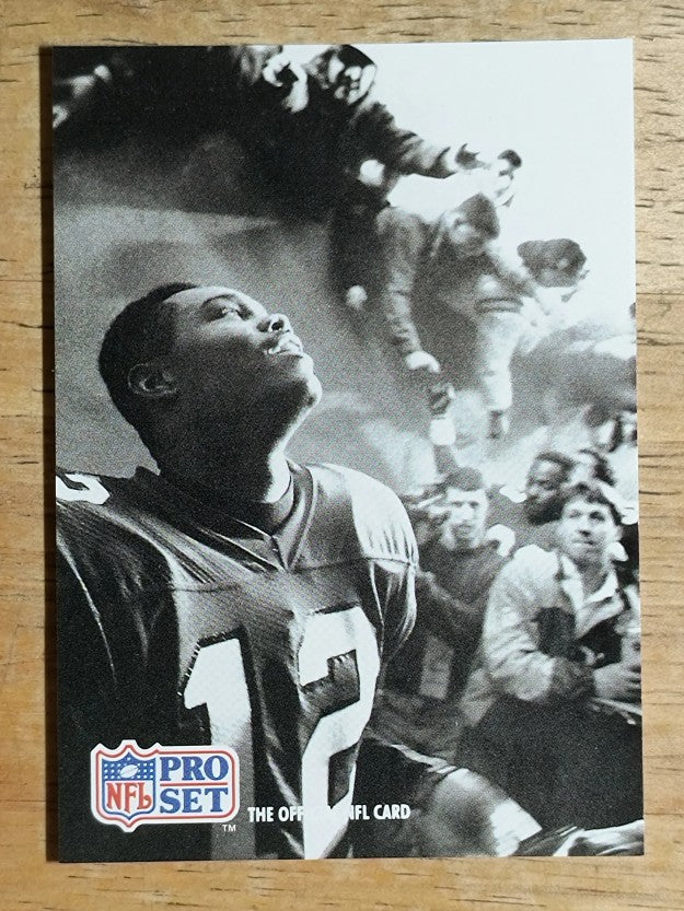 1991 Pro Set #712 1st Place BW PHOTO/Randall Cunningham