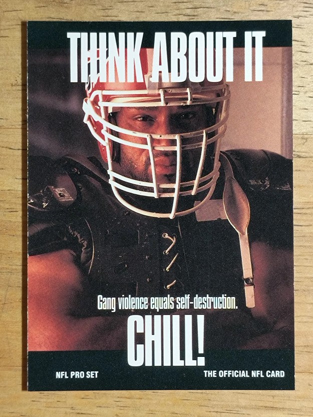1991 Pro Set #729 Cornelius Bennett/Chill