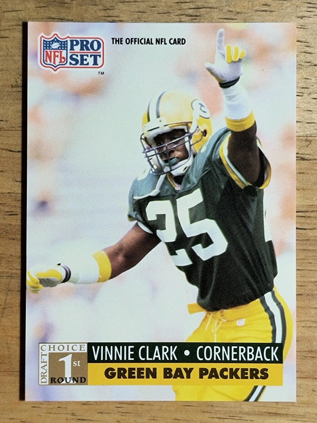 1991 Pro Set #748 Vinnie Clark RC
