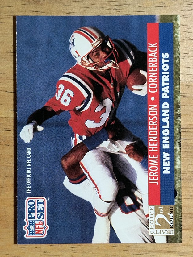 1991 Pro Set #770 Jerome Henderson RC