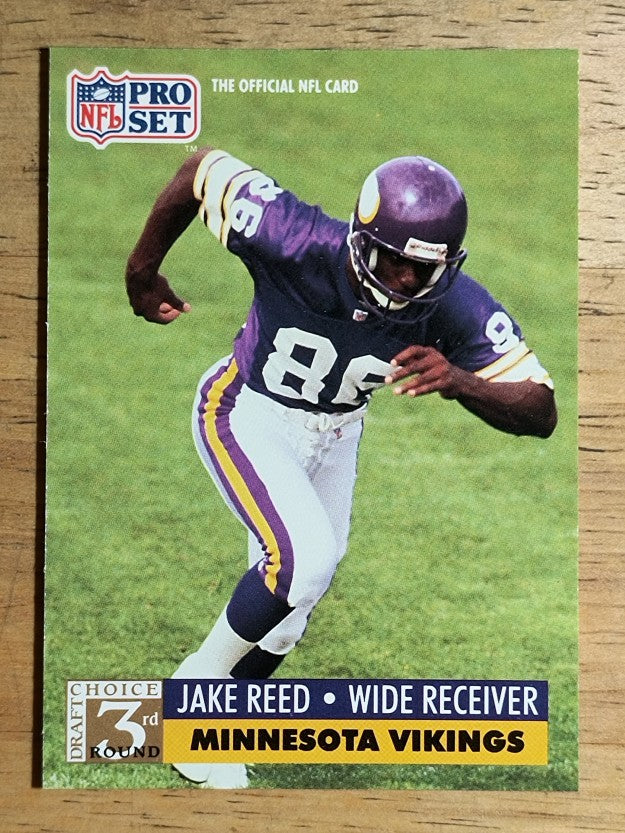 1991 Pro Set #797 Jake Reed RC