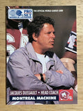 1991 Pro Set WLAF Inserts #15 Jacques Dussault CO