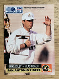 1991 Pro Set WLAF Inserts #30 Mike Riley CO