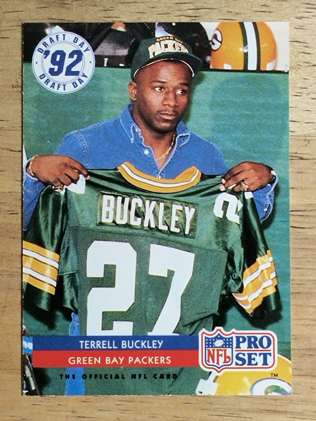 1992 Pro Set #28 Terrell Buckley RC