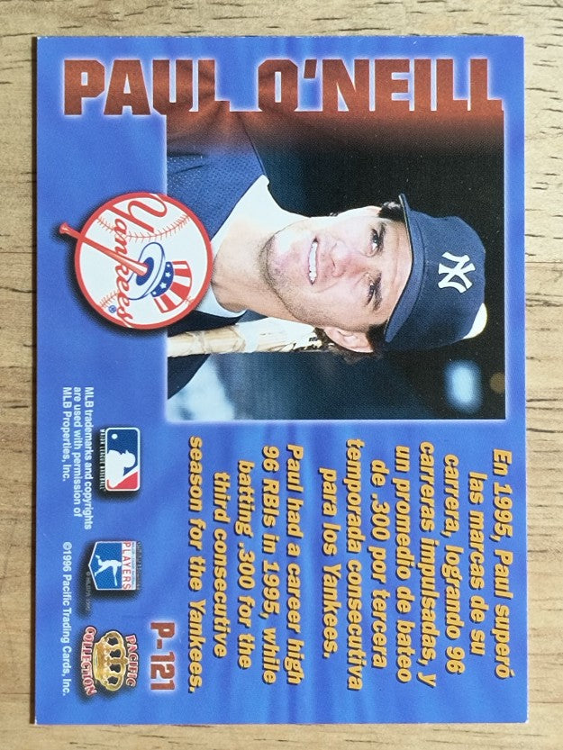 1996 Pacific Prisms #P121 Paul O'Neill