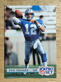 1992 Pro Set #168 Erik Kramer