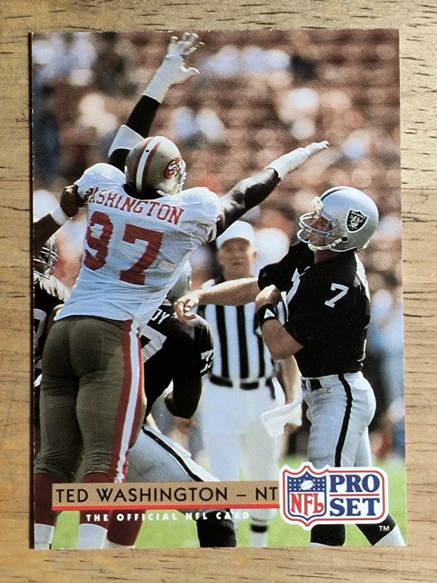 1992 Pro Set #322 Ted Washington