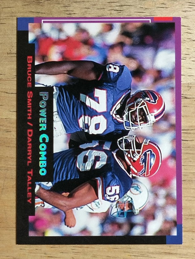 1993 Power Combos #5 Bruce Smith/Darryl Talley
