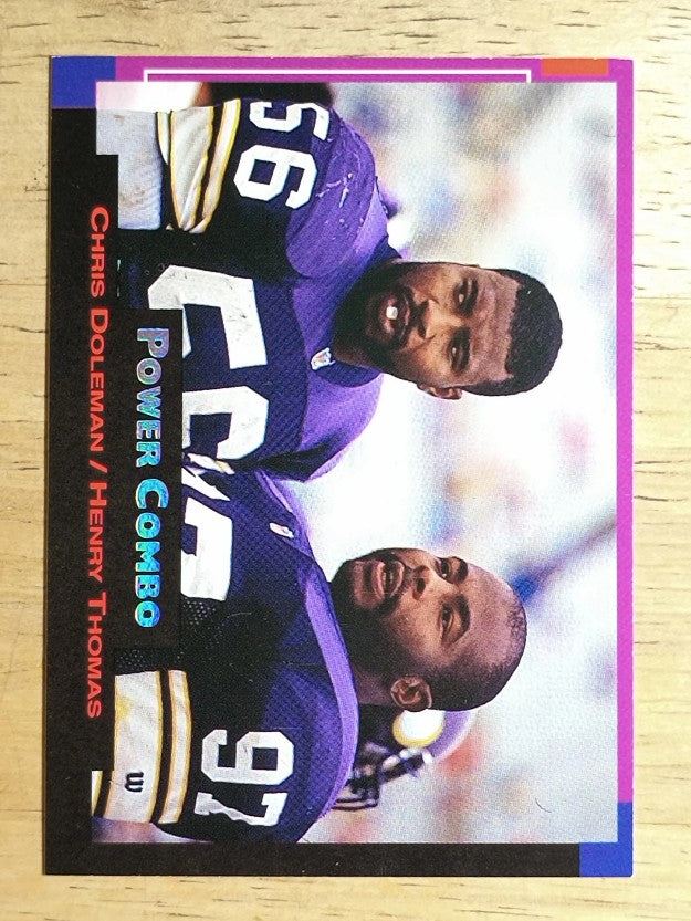 1993 Power Combos #7 Chris Doleman/Henry Thomas