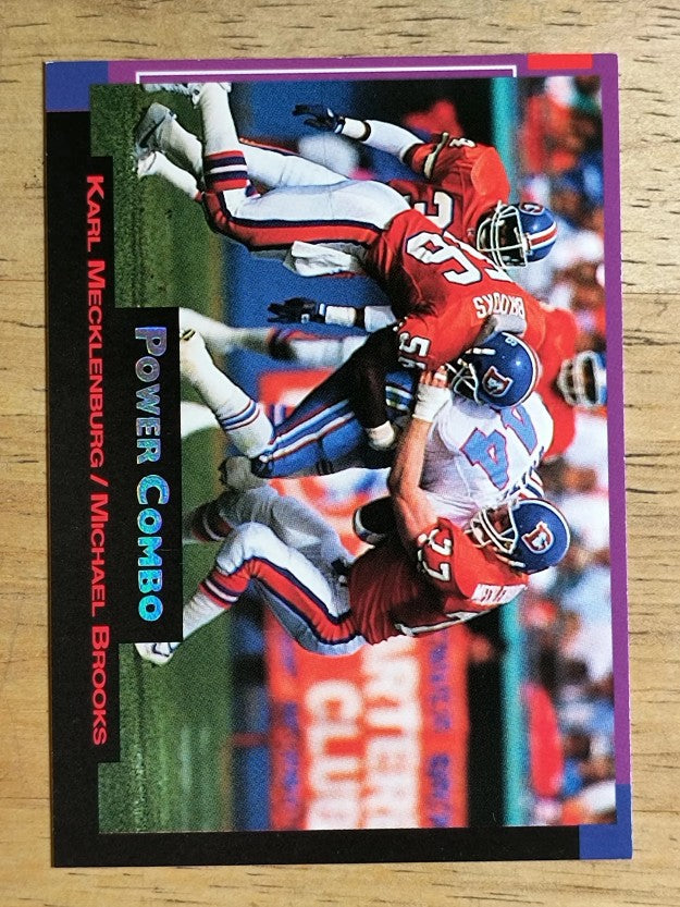1993 Power Combos #8 Karl Mecklenburg/Michael Brooks