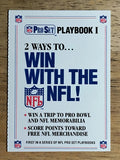 1989 Pro Set Playbook #I Playbook I