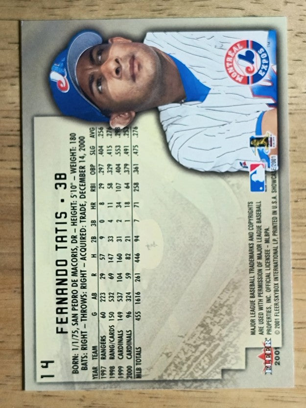 2001 Fleer Showcase #14 Fernando Tatis