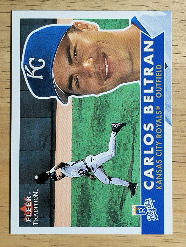 2001 Fleer Tradition #304 Carlos Beltran