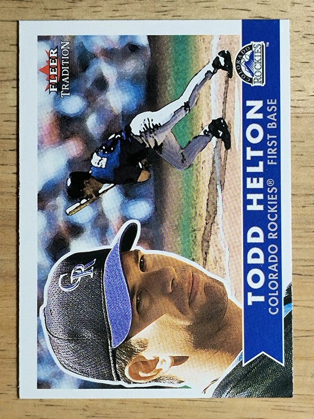 2001 Fleer Tradition #314 Todd Helton