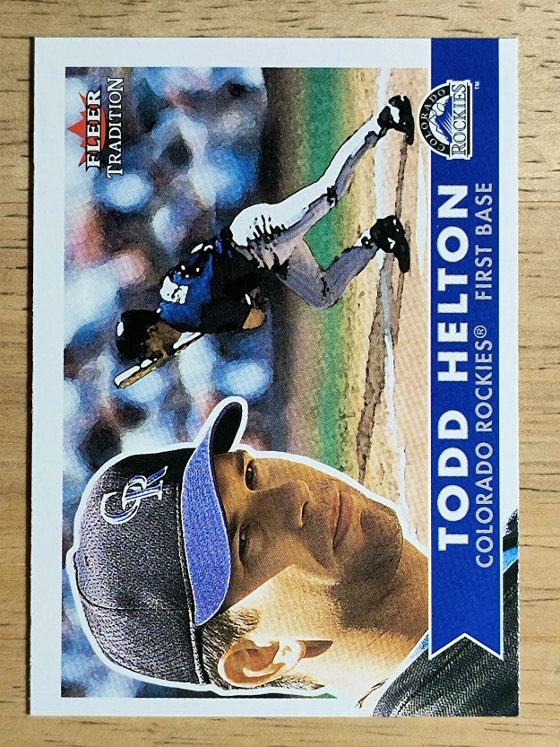 2001 Fleer Tradition #314 Todd Helton