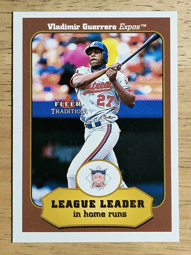 2001 Fleer Tradition #395 Vladimir Guerrero LL