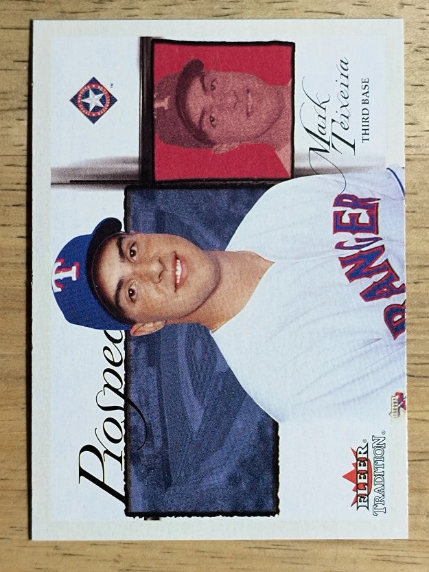 2002 Fleer Tradition #459 Mark Teixeira PROS